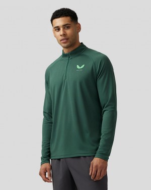 Castore Adapt Quarter Zip Top Groen | JD2108954