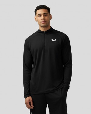 Castore Adapt Quarter Zip Top Zwart | EO6934058