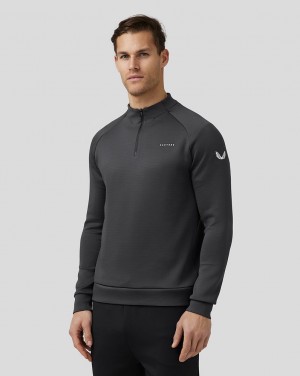 Castore Aeroscuba 1/4 Zip Gunmetal | DQ5108426