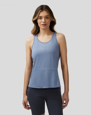 Castore Apex Lightweight Panelled Tank Top Blauw | SO4620981