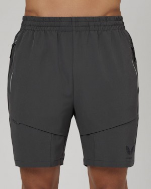 Castore Flex Woven Cargo Shorts Gunmetal | HE2195640