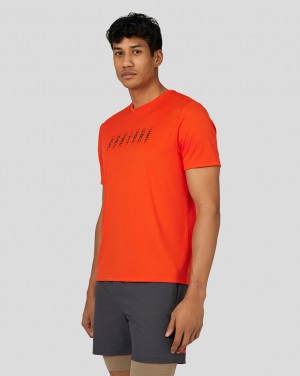 Castore Flow Short Sleeve Graphic T-Shirt Dieporanje | FY3956701