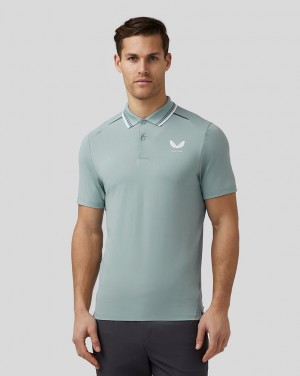 Castore Golf Tech Polo Blauw | GD3948572