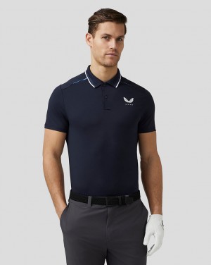 Castore Golf Tech Polo Donkerblauw | GC9065834