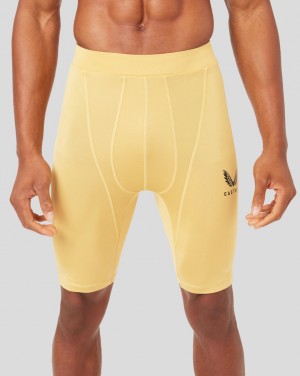 Castore Honey Gold Baselayer Shorts | YU9327456