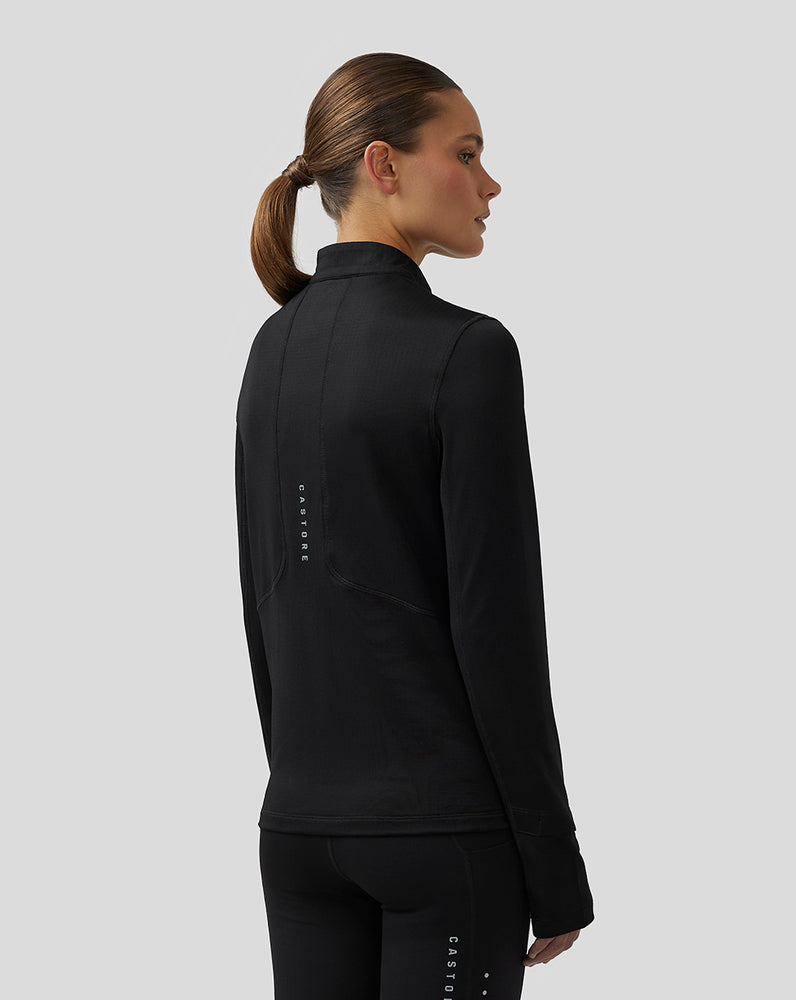 Castore Active Long Sleeve Half Zip Midlayer Top Zwart | DH3571096