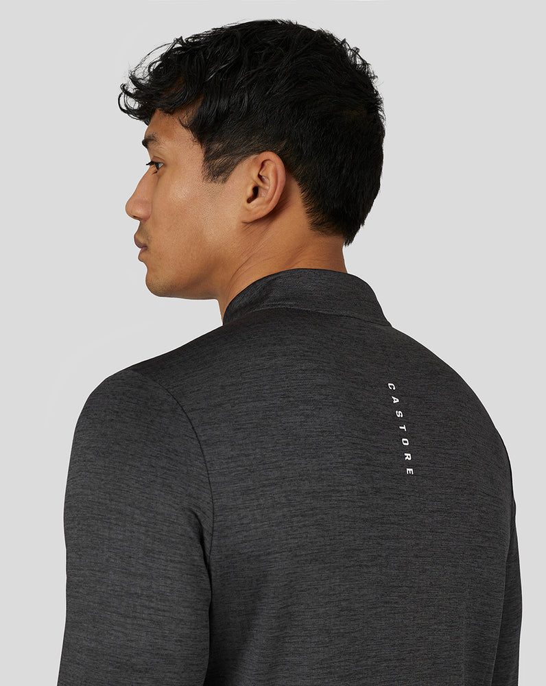 Castore Active Long Sleeve Marl Quarter Zip Gunmetal | VU9478120