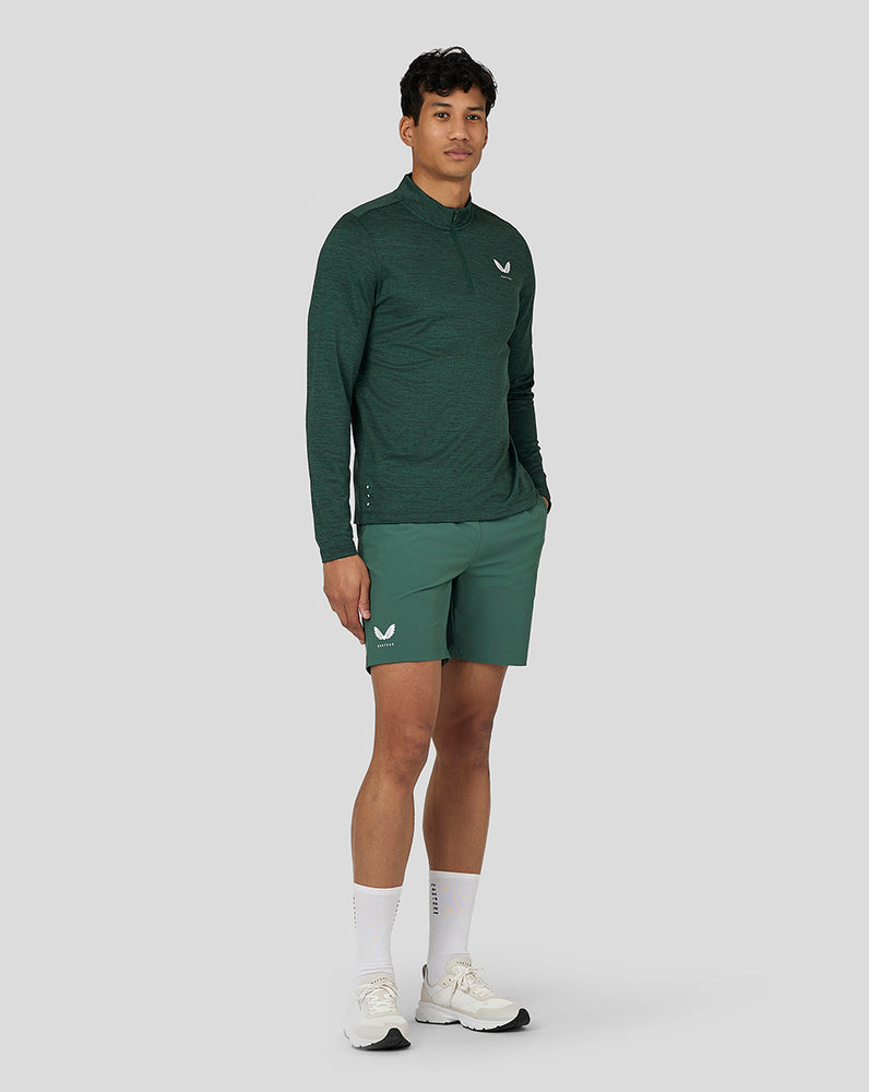 Castore Active Marl Quarter Zip Groen | CI9651487