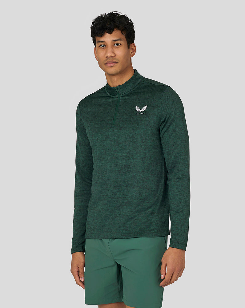 Castore Active Marl Quarter Zip Groen | CI9651487