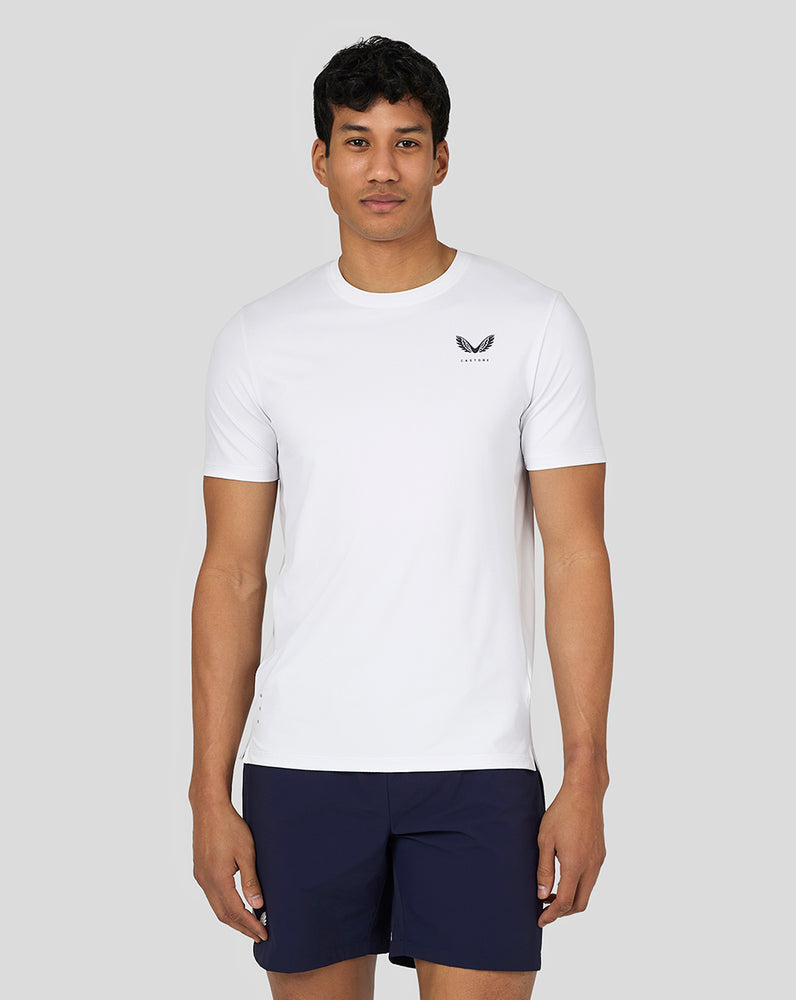 Castore Active Short Sleeve Performance T-Shirt Wit | WL5623081