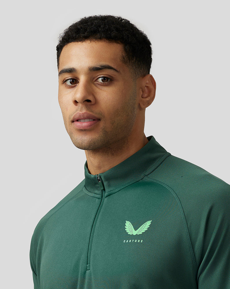 Castore Adapt Quarter Zip Top Groen | JD2108954