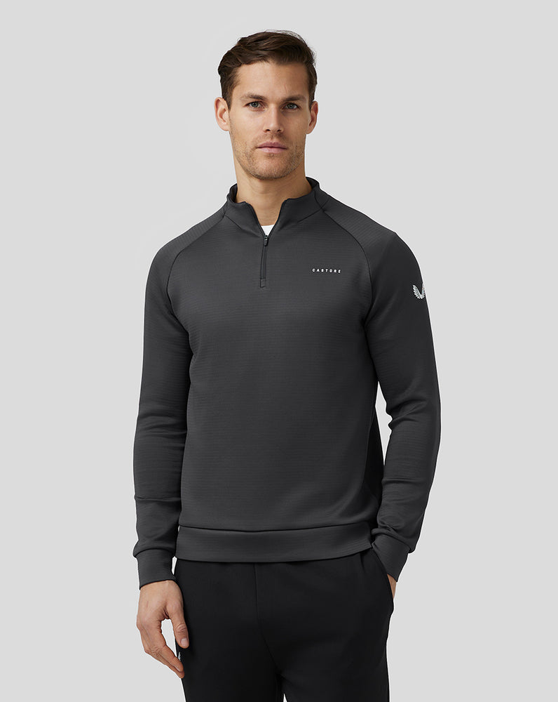 Castore Aeroscuba 1/4 Zip Gunmetal | DQ5108426