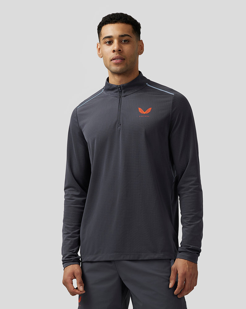 Castore Apex Aeromesh Quarter Zip Blauw | RT5917624