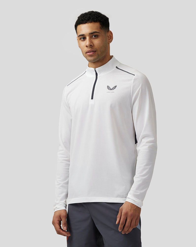 Castore Apex Aeromesh Quarter Zip Wit | XN7136084