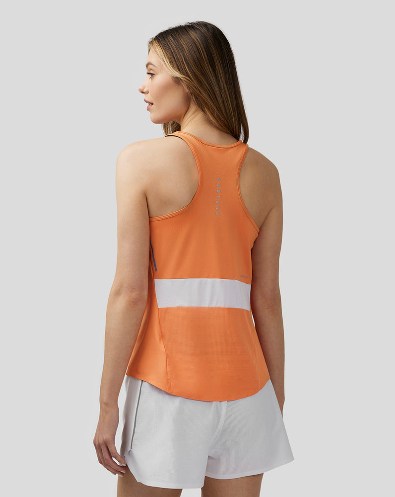 Castore Apex Lightweight Panelled Tank Top Oranje | ER6792514