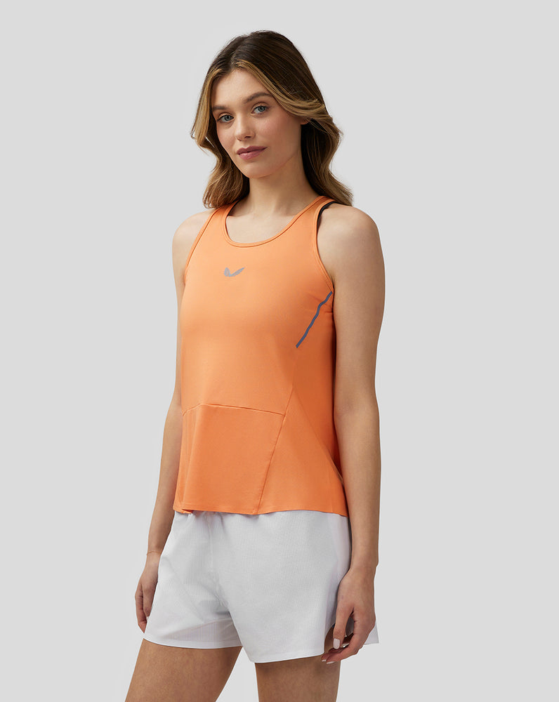 Castore Apex Lightweight Panelled Tank Top Oranje | ER6792514