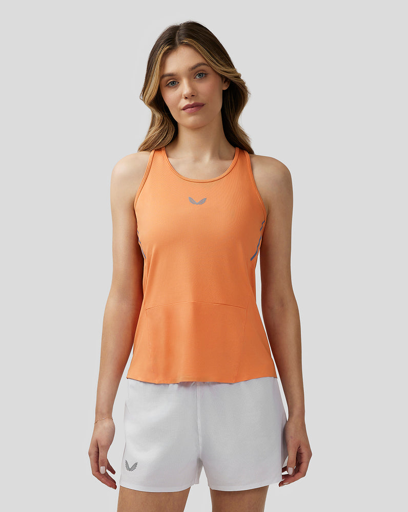 Castore Apex Lightweight Panelled Tank Top Oranje | ER6792514