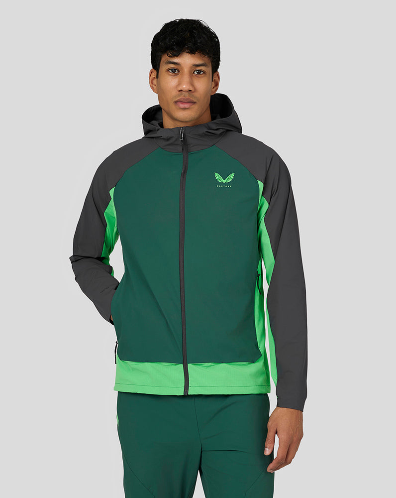 Castore Flex Woven Jacket Pine Grey/Green | CB3187509