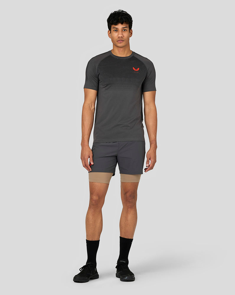 Castore Flow Seamless Training T-Shirt Gunmetal | AS1490652