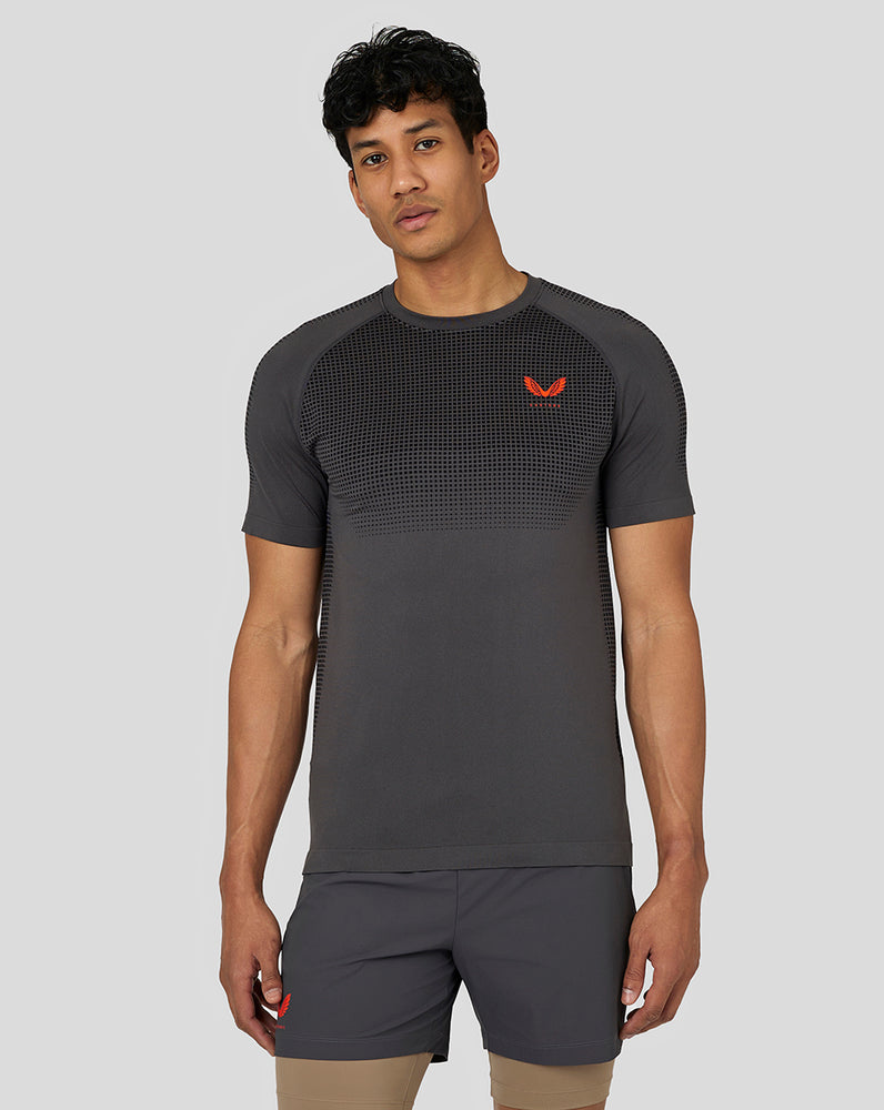 Castore Flow Seamless Training T-Shirt Gunmetal | AS1490652