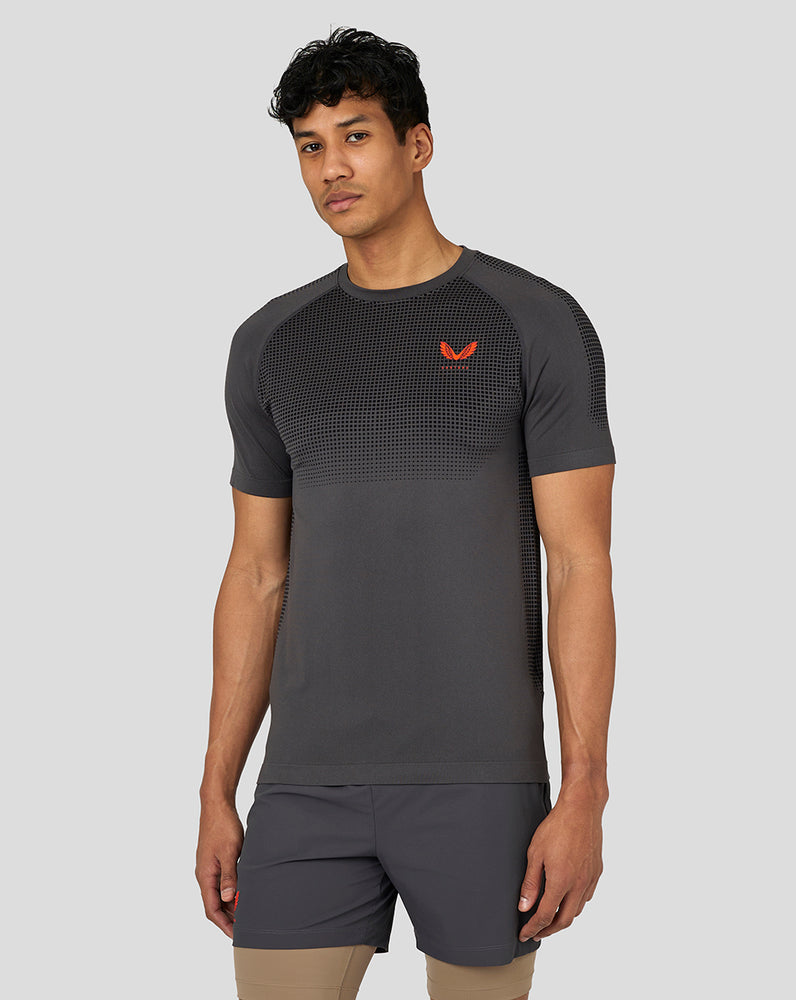 Castore Flow Seamless Training T-Shirt Gunmetal | AS1490652