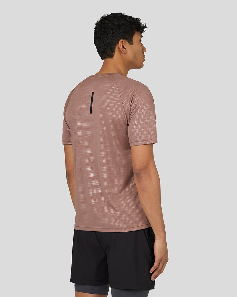 Castore Flow Short Sleeve Printed T-Shirt Peach Clay | SF9784206