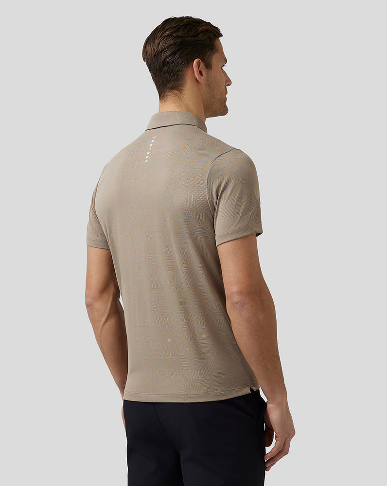 Castore Golf Engineered Knit Polo Clay | YW8069347