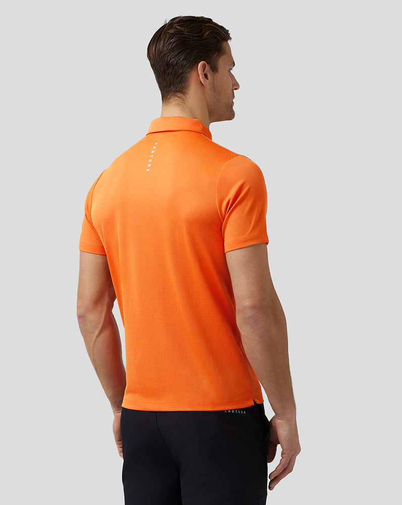 Castore Golf Engineered Knit Polo Dieporanje | QY2954087