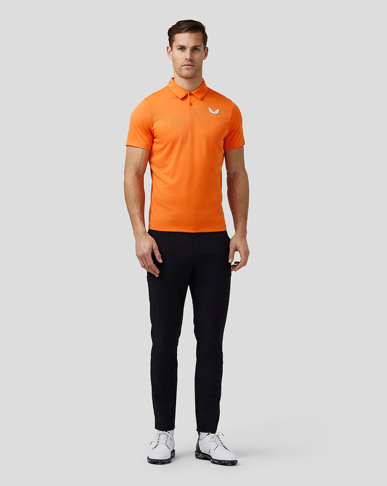 Castore Golf Engineered Knit Polo Dieporanje | QY2954087