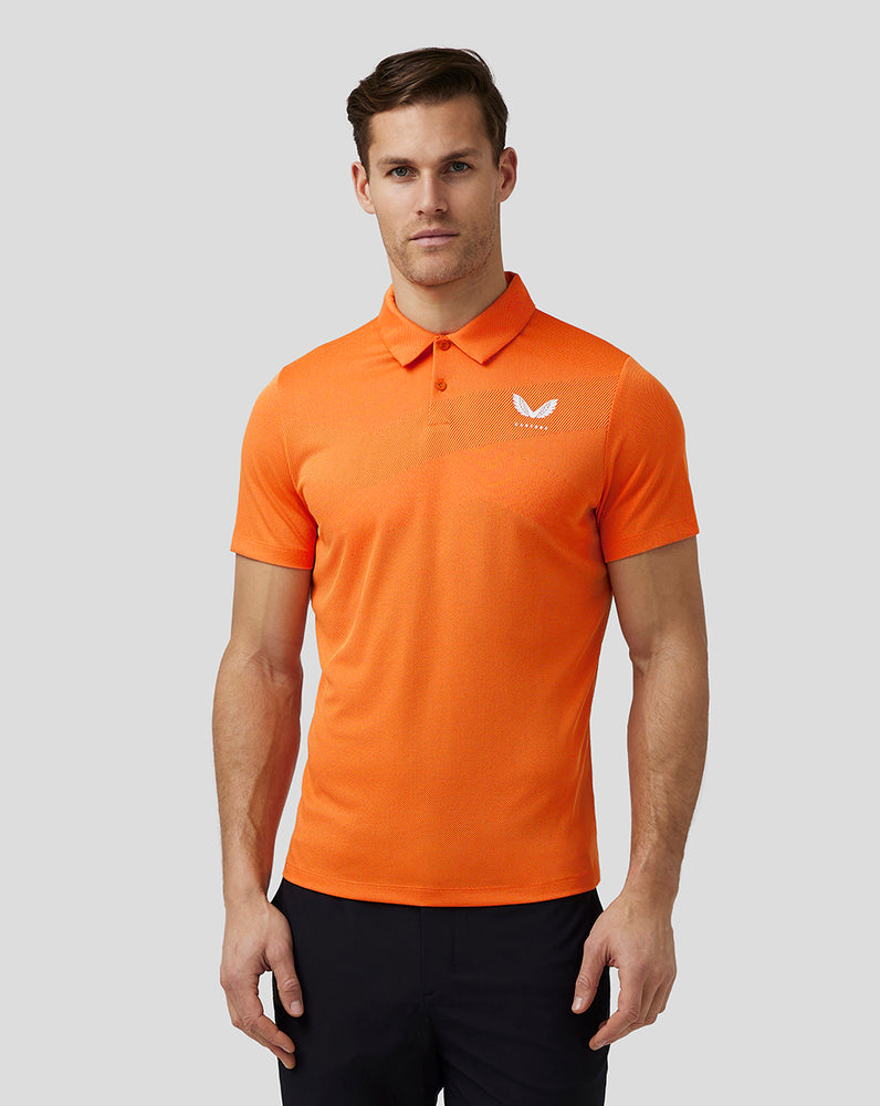 Castore Golf Engineered Knit Polo Dieporanje | QY2954087