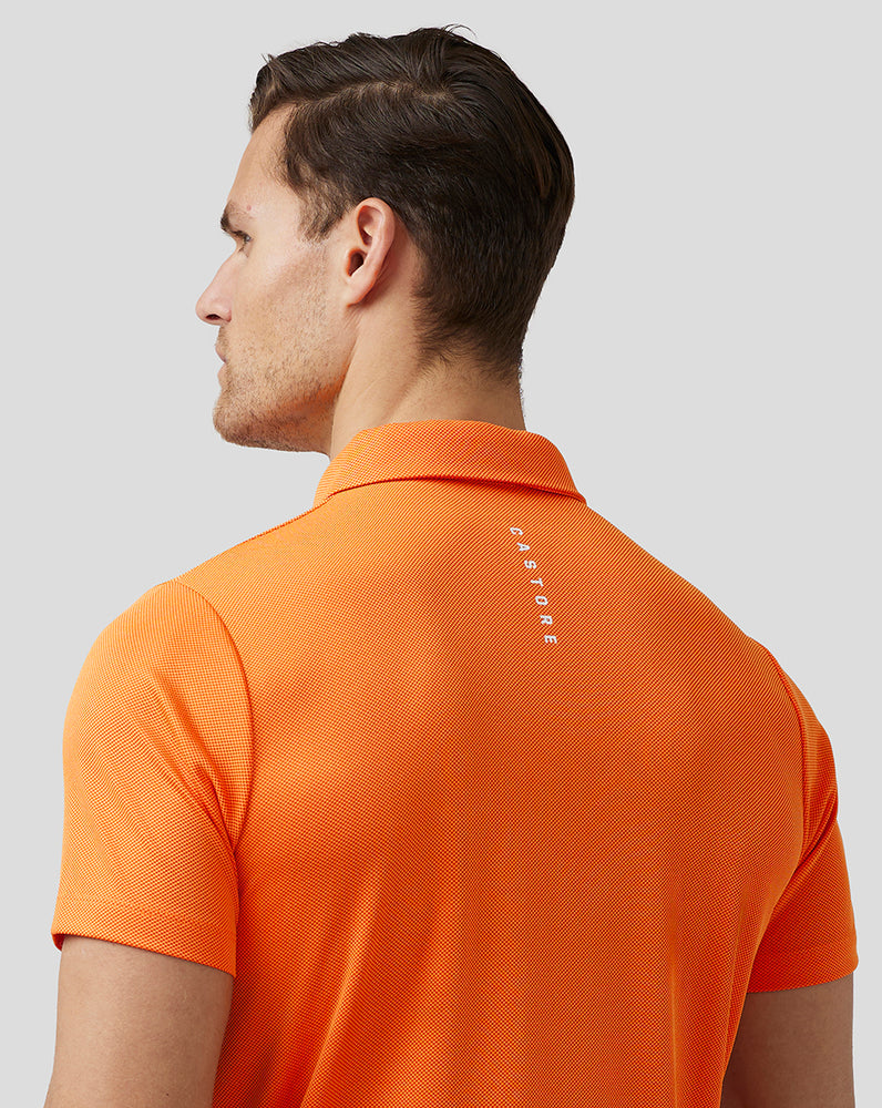 Castore Golf Engineered Knit Polo Dieporanje | QY2954087