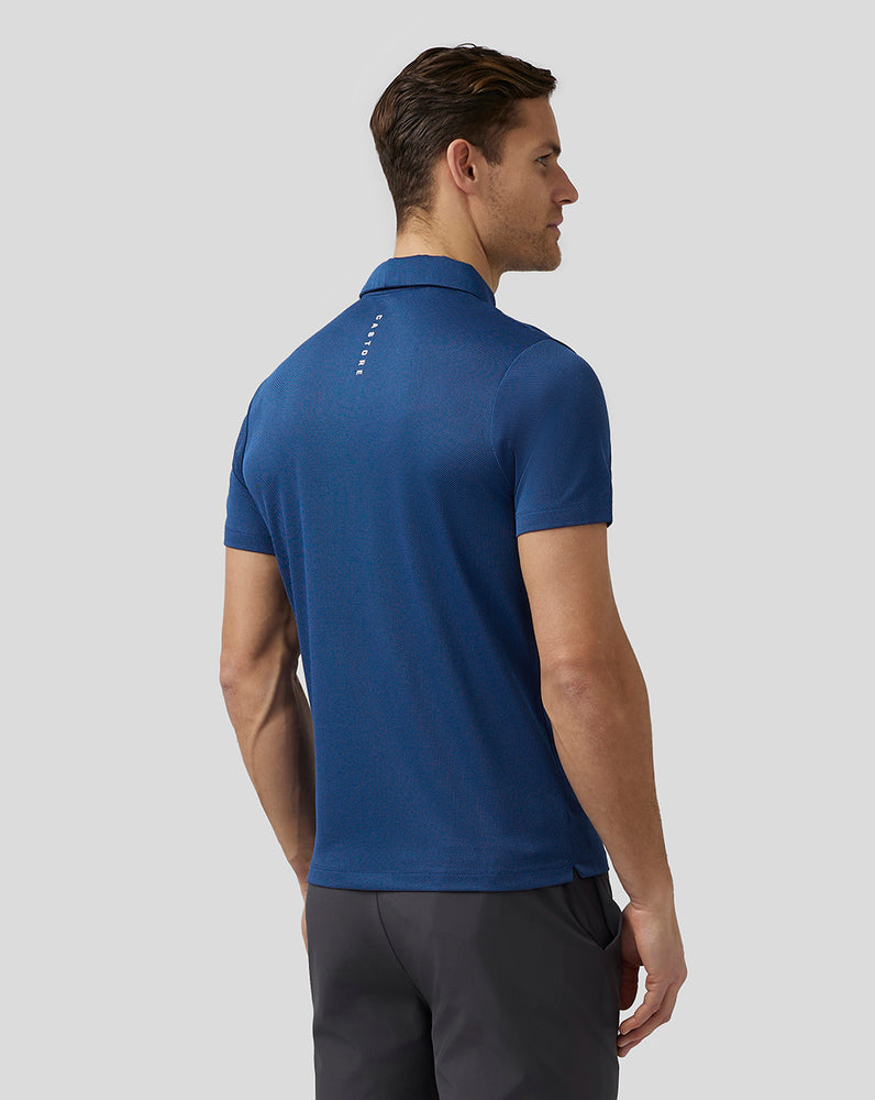 Castore Golf Engineered Knit Polo Donkerblauw | SZ5194307