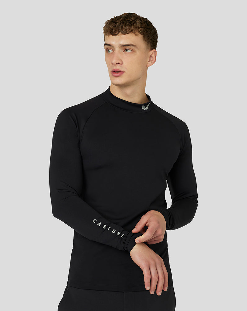 Castore Golf Long Sleeve Mock Neck Base Layer Zwart | XD8915460