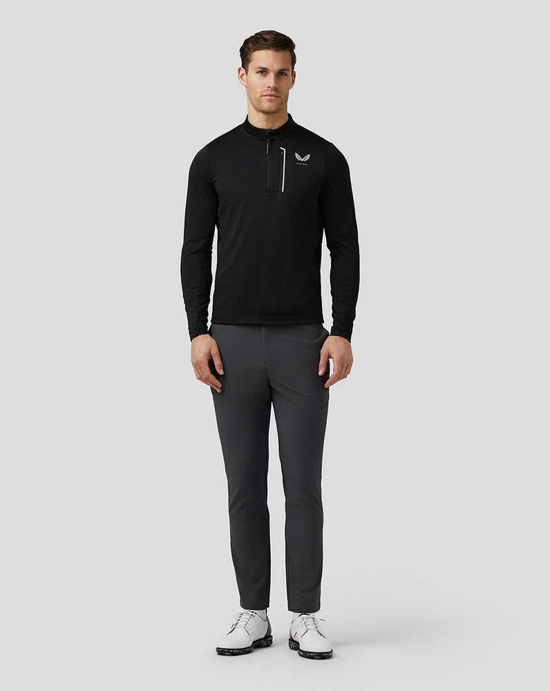 Castore Golf Pinnacle Tech Half Zip Top Zwart | SG7265934