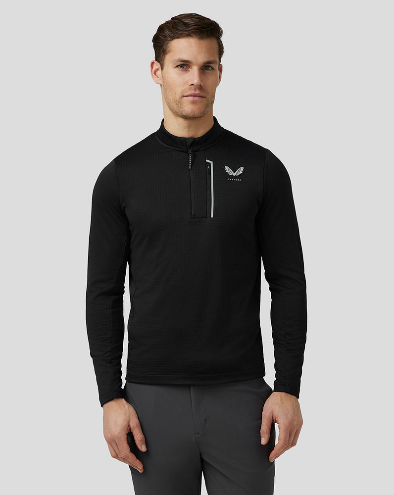 Castore Golf Pinnacle Tech Half Zip Top Zwart | SG7265934