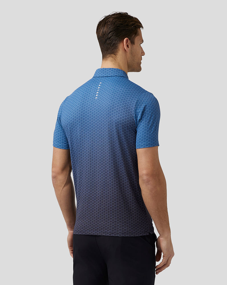 Castore Golf Print Polo Blauw | AL5601247