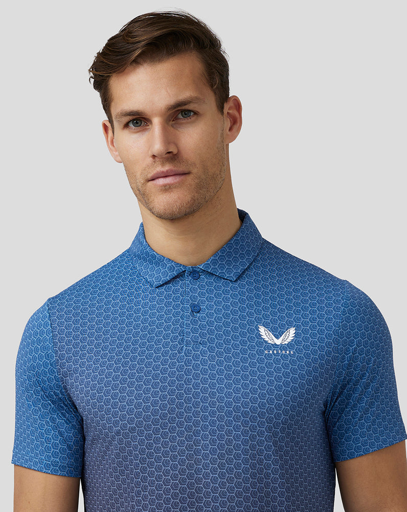 Castore Golf Print Polo Blauw | AL5601247