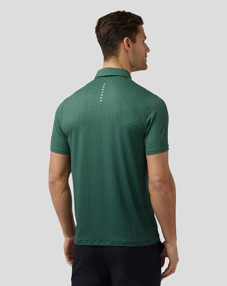 Castore Golf Printed Polo Groen | CS8210465