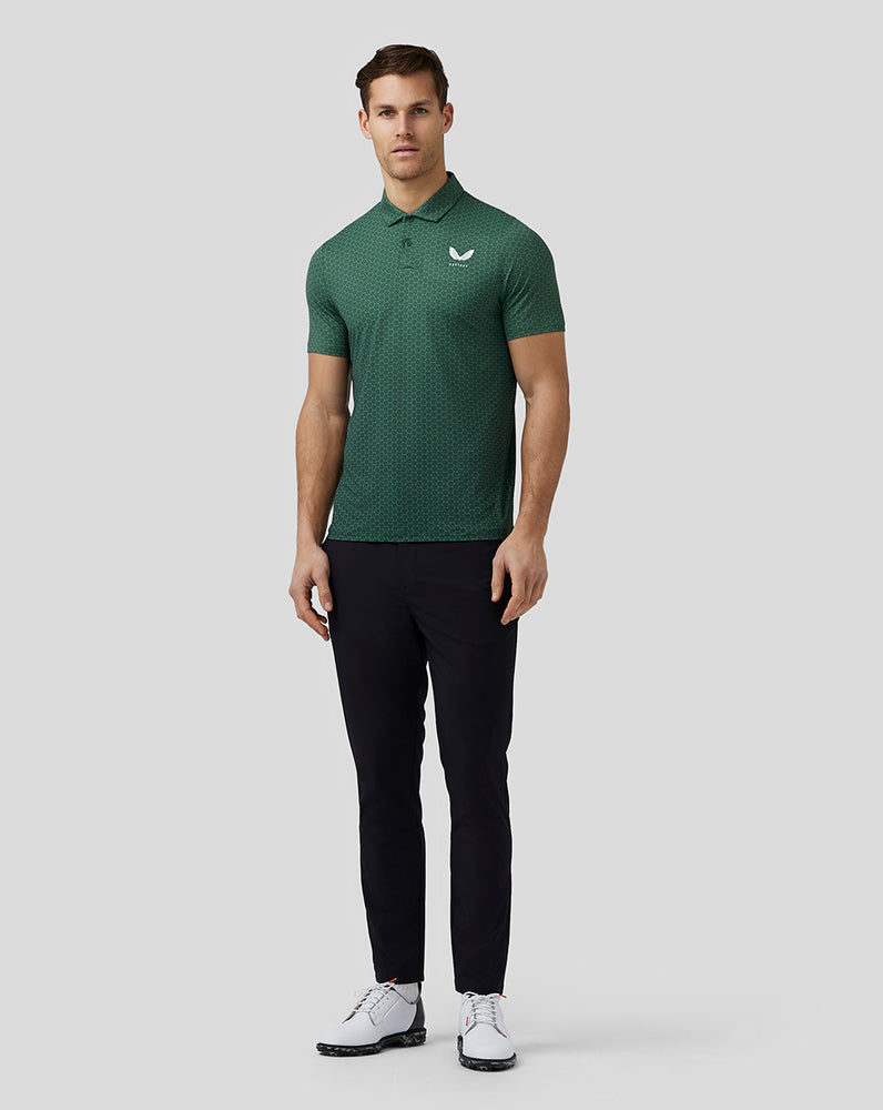 Castore Golf Printed Polo Groen | CS8210465